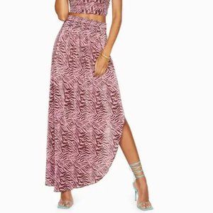 NWT RAMY BROOK Vivica Slit Maxi Skirt In Flirt with matching top